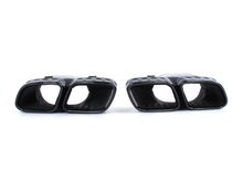 C63 Optik Heckdiffusor Diffusor Auspuff Schwarz Glanz für Mercedes W206 S206 AMG Line 2022+