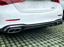 Endschalldämpfer Endrohre Abdeckung Chromrahmen für Mercedes C-Klasse W206 S206 AMG-Line ab 2021