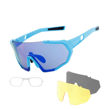 UV-Schutz Fahrradbrille Polarisierte HD Motorradbrille Sonnenbrille OTG für Damen & Herren Fahren Laufen