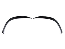 Aero-Kits Flaps Flossen Vorne Flaps Schwarz Glanz für Mercedes Benz C Klasse W205 C205 S205 AMG-Line 2019-2023