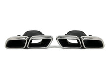 E63 Style Heckdiffusor Diffusor + Auspuffblenden Chrom für Mercedes E Klasse W213 S213 AMG Line 2017-2020 Benzin