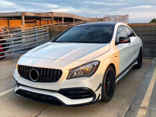 Front Stoßstange Flaps Spoiler Lippe Schwarz Glänzend für Mercedes CLA W117 AMG Line 2016-2019 pz72
