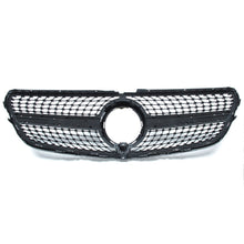 Diamantgrill Kühlergrill Front Grill Schwarz & Silber für Mercedes V-Klasse W447 2014-2019 Vor MOPF