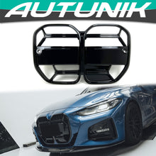 Kühlergrill Frontgrill Grill Nieren Schwarz Passend für BMW 4er G22 G23 2020-2024