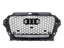 Schwarz Wabengrill Front Grill Kühlergrill für AUDI A3 8V S-Line S3 TSI TDI 2012-2016 fg121