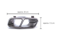 Heckdiffusor + Chrom Auspuffblenden für Mercedes A Klasse W176 A45 AMG Line 2015-2018