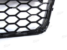RS6 Optik Schwarz Wabengrill Kühlergrill Front Grill für AUDI A6 4F C6 S6 ohne PDC 04-11 fg221