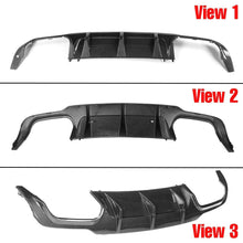Carbon Look Diffusor Heckdiffusor Für Mercedes W204 C204 mit AMG Line 11-15