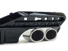 Schwarz Heckdiffusor Chrom Auspuffblenden für Audi A5 F5 S Line 2020+ di234