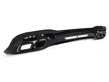 Schwarz Heckdiffusor Diffusor Endrohre für Mercedes W222 V222 AMG Line 17-20 MOPF