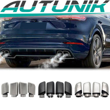 Sportauspuff Auspuff Blenden 4 Stücke für Porsche Cayenne PO536 9YA ab 2017