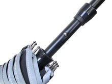 Höhenverstellbar Regenschirm Leicht Stockschirm Schwarz mit Gehstock Gehhilfe