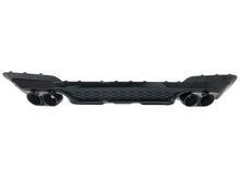 Heckdiffusor Diffusor Auspuff Blenden Schwarz Passend für BMW X3 G01 M Sport Paket 30d 30i 18+