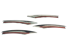 Schwarz Front Stoßstange Nebelscheinwerfer Blenden Flaps für Mecedes W213 S213 AMG Line 20+