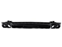 Diffusor Auspuff Schwarz für AUDI A6 Heckdiffusor C8 mit S-Line Limo 18-21 di133