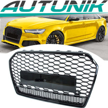 Wabengrill Kühlergrill Grill Schwarz für Audi A6 S6 C7 4G Limo Avant 2015-2018