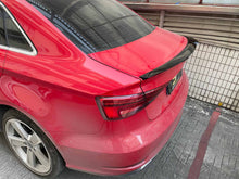 Schwarz Spoilerlippe Heckspoiler Hecklippe Spoiler für AUDI A3 8V Limo S Line 13-20 sp8