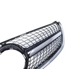 Diamantgrill Kühlergrill Front Grill Schwarz & Silber für Mercedes V-Klasse W447 2014-2019 Vor MOPF