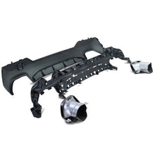 Heck Diffusor + Auspuffblenden Schwarz Passend für BMW 4er G22 G23 420i 420d 430i 430d 2020+