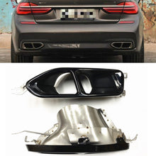 NEU Auspuffblende Auspuff Blenden Endrohre Passend für BMW 7er G11 G12 M Sport Paket 2019-2021