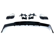 Heckdiffusor Auspuff Schwarz für Mercedes CLS Diffusor W218 C218 AMG Line 15-18 Facelift
