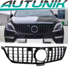 Kühlergrill Panamericana Grill Schwarz für Mercedes Benz ML-Klasse W166 2012-2015