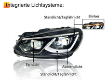 LED Scheinwerfer Frontscheinwerfer für VW Golf 6 MK6 TSI TDI GTD 10-14