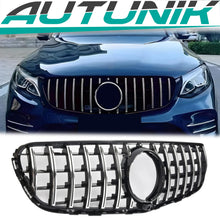 Kühlergrill Grill Panamericana Chrom für Mercedes Benz GLC X253 MIT Kamera VFL 2015-2019