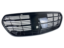 Schwarz Glanz Kühlergrill Frontgrill für Mercedes-Benz S-Klasse W223 Limo mit ACC ab20 fg300