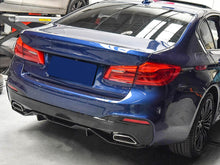 Diffusor Heckdiffusor Schwarz Matt Passend für BMW 5er G30 G38 mit M Sport Paket 2016-2022