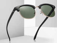 UV400-Schutz Sonnenbrille Groß Brille Runde Reisenbrille für Damen Herren Fahren Angeln