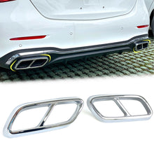 Endschalldämpfer Endrohre Abdeckung Chromrahmen für Mercedes C-Klasse W206 S206 AMG-Line ab 2021