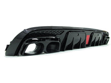 Heckdiffusor Diffusor Auspuffblenden Schwarz für Mercedes W205 S205 C43 AMG Line di8