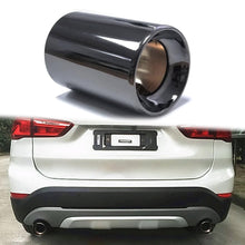 Schwarz Auspuffblende Auspuff Blende Passend für BMW X1 F48 70-75mm Rundes Endrohr et5