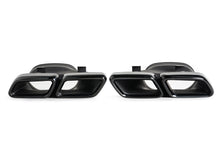 Schwarz Heckdiffusor Diffusor Endrohre für Mercedes W222 V222 AMG Line 17-20 MOPF