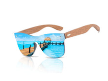 Holz Sonnenbrillen Polarisierte Sonnenbrille UV400-Schutz für Damen&Herren Reisen Fahren