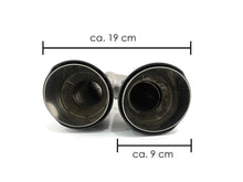 NEU Matt Carbon Fiber Auspuffblende Rohre Blenden Passend für BMW 3er G20 G28 M Sport Paket 19-22 et291