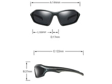 Polarisierter HD Fahrradbrille UV-Schutz Sportbrille Sonnenbrille für Männer & Frauen Fahren Angeln Laufen