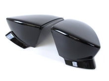 Spiegelkappen Außenspiegel Schwarz Glanz für SEAT Leon 5F ab 2012 Arona Ibiza KJ 6F ab 2017 mc148