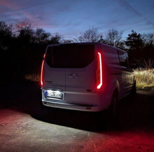 Led Rückleuchten Mit E-Prüfzeichen für Ford Transit Custom ab 2012 Schwarz Rücklicht Heckleuchten