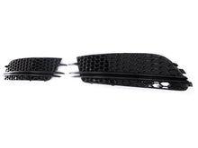 Lüftungsgitter Nebelscheinwerfer Blenden Gitter Schwarz für Audi A6 C7 2011-2014 VFL