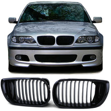 Schwarz Kühlergrill Grill Nieren Passend für BMW 3er E46 Limousine Touring 01-05