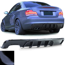 Sport Heckdiffusor Performance Schwarz Glanz Diffusor Passend für BMW 1er E82 E88 07-13 M Sport Paket
