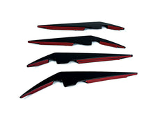 Front Stoßstange Flossen Flaps Flics Schwarz Passend für BMW 3er G20 G21 LCI 330i M340i ab 2022