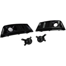 Nebelscheinwerfer Blenden Waben Gitter Stoßstange Schwarz für Audi A4 B9 2015-2019 NON S-Line