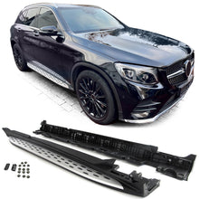 Alu Trittbretter Flankenschutz OE Style mit ABE für Mercedes GLC X253 15-22