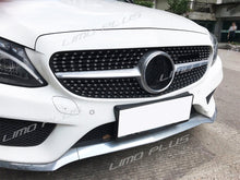 Silber Kühlergrill Grill Diamantgrill für Mercedes C43 AMG C-Klasse W205 A205 S205 C205 2014-2018 pz127