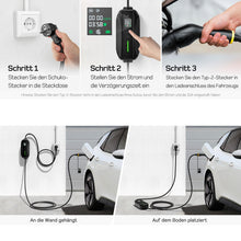 Ladekabel Typ 2 Schuko Heimladegerät EV Elektroauto Ladegerät 6M 16A für Renault Zoe