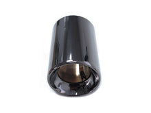 Schwarz Auspuffblende Auspuff Blende Passend für BMW X1 F48 70-75mm Rundes Endrohr et5