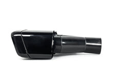 Auspuffblende Endrohr Blenden Y Eckig Schwarz für Mercedes CLS C218 C219 W221 S63 AMG